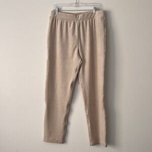 Soft Surroundings Loungewear Pants Size Large Cream, oatmeal